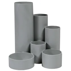 M&M Schreibtisch-Boy Stiftehalter 12,9 x 13,9 x 14,7 cm grigio (hellgrau)