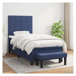 vidaXL, Boxspringbett, Royalty Block with squares (100 x 200 cm)