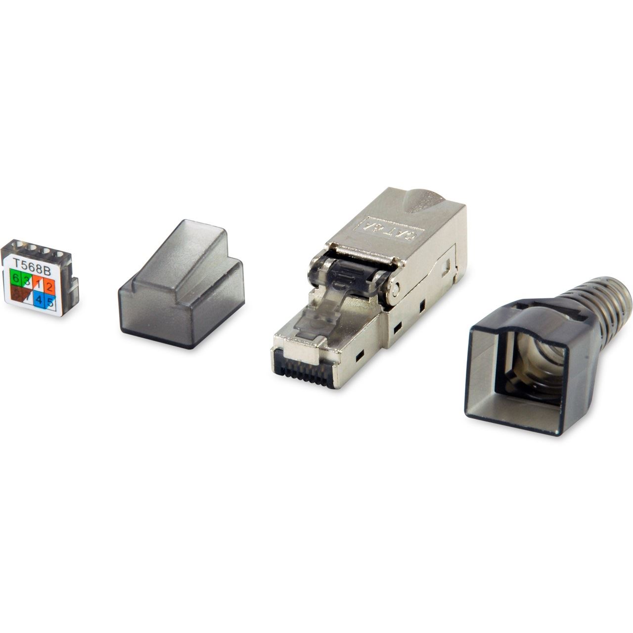 Equip Keystone geschirmt Cat.6A RJ45 Anschluss 5er Set