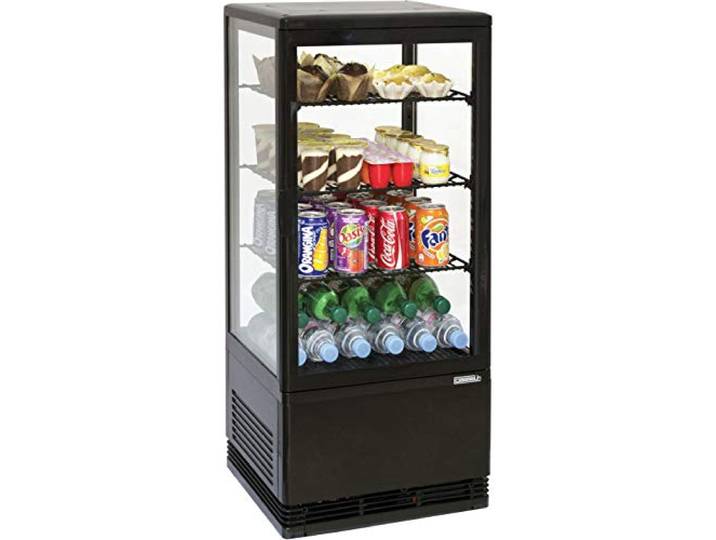 Casselin CVR78LN - Mini vitrine réfrigérée Positive 78L Noire