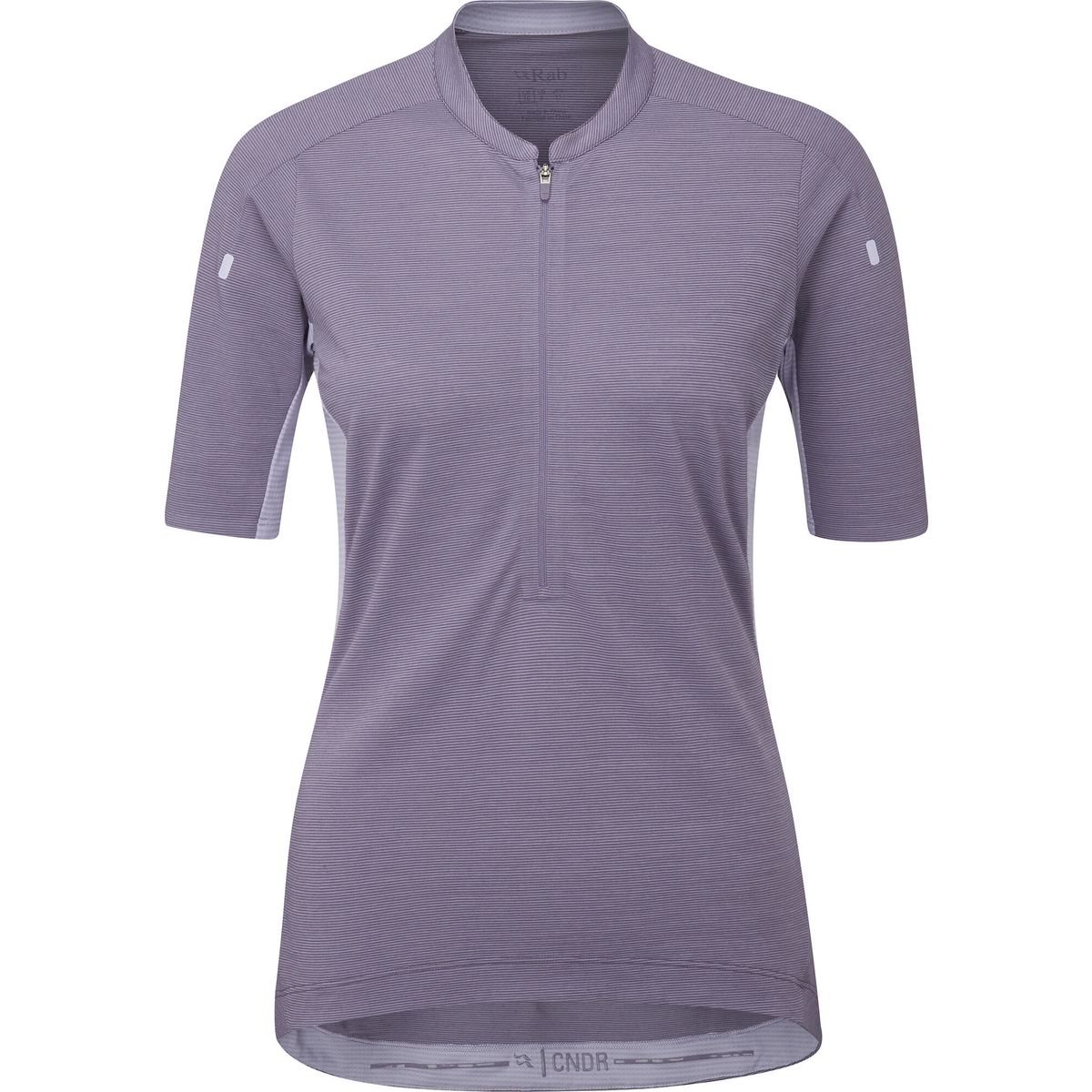 Rab Cindercrino Zip Tee Wmns purple sage (PSG) 10 QBL-50-PSG-10