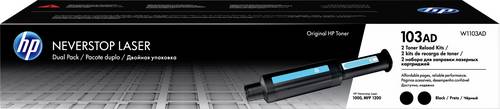 HP Toner 103A Original 2er-Pack Schwarz 2500 Seiten W1103AD