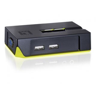 LevelOne KVM-0222 2-fach Desktop KVM-Switch