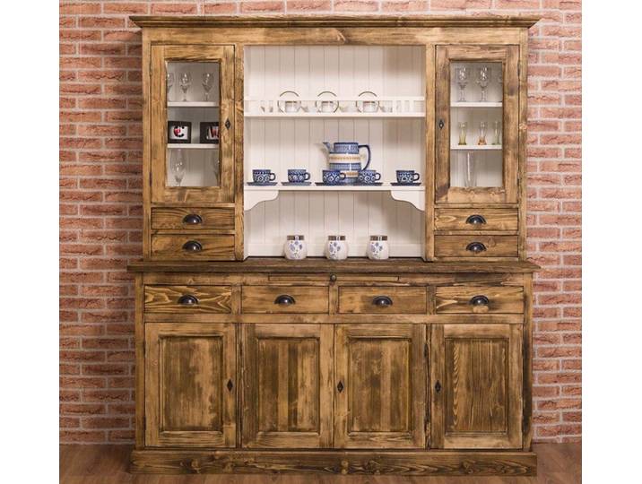 Massivholzmoebel-Becker Buffet Breiter Buffetschrank aus Massivholz im Landhausstil