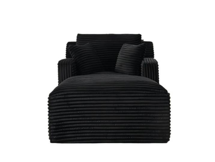 SIKAINI Sofa Modernes Chaiselongue Sofa aus Cord, Komfortable Polsterung, Elegantes Design aus Cordstoff
