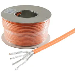 Shiverpeaks VerlegekabelCat.7 Rohkabel S/FTP PIMF Bandbreite 600 MHz 100,0m (S/FTP, CAT7, 100 m), Netzwerkkabel