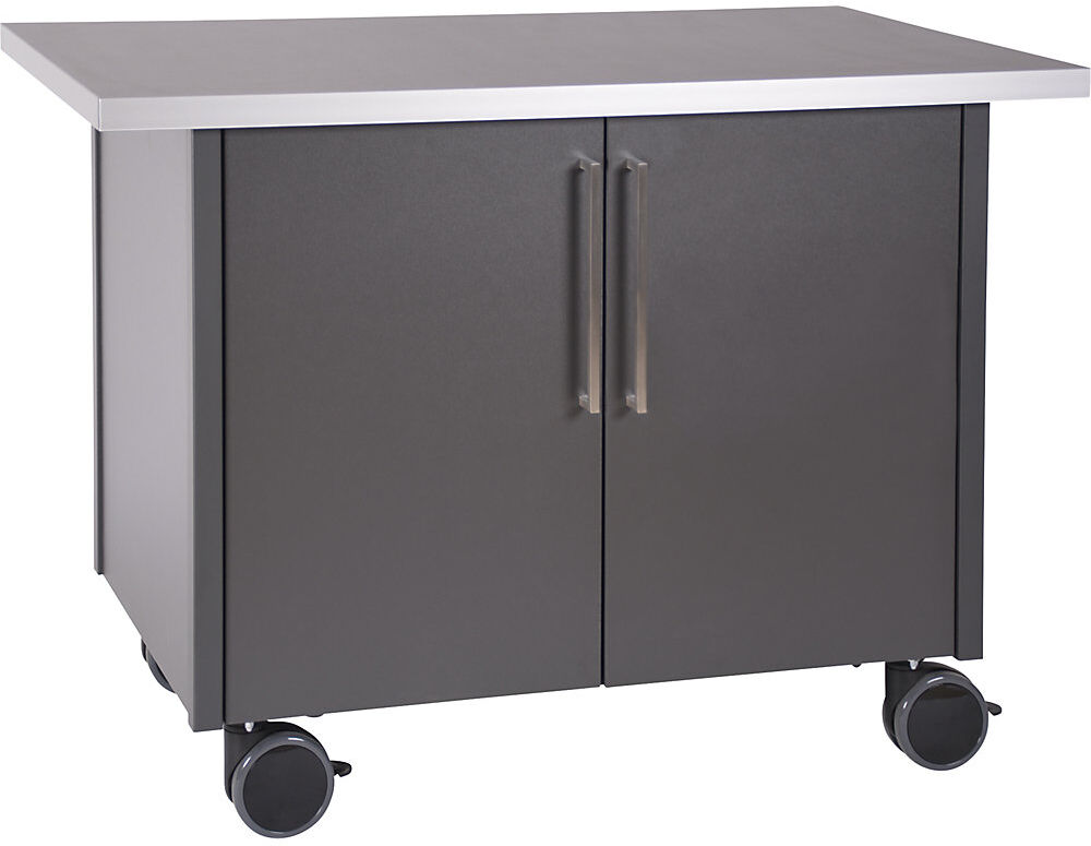 kaiserkraft Service- und Kaffeestation, mit 2 Türen, Länge 1250 mm, BxH 740 x 900 mm