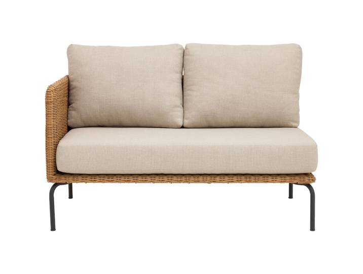 Loungeelement Venta braun Stahl T 75 cm - Loungeelement