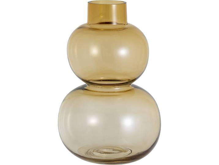 Vase Natural braun Glas D 18 H 28 cm - Vase