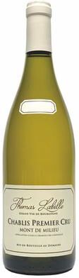 """Thomas Labille""" """Thomas Labille Chablis Mont de Milieu Premier Cru 2023 White Wine - France"""