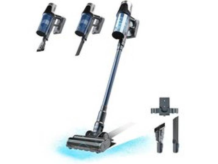 Aspirateur balai laveur - CECOTEC Conga Rockstar RS50 - 25 000 Pa - 60 min - 130 m² - Noir / Bleu foncé