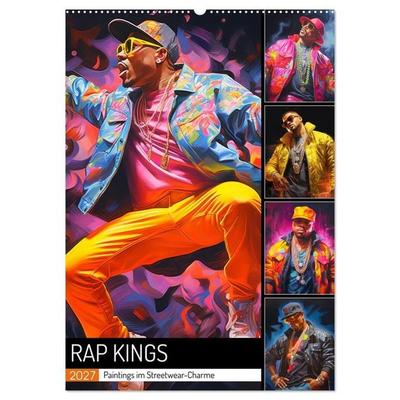Rap Kings. Paintings im Streetwear-Charme (Wandkalender 2027 DIN A2 hoch), CALVENDO Monatskalender