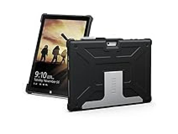 Urban Armor Gear Metropolis Coque pour Microsoft Surface Pro 7 / Pro 6 / Pro 5 / Pro 4 Etui Coque Case Cover [Type Couvercle Compatible, porte-stylo de surface] - Noir