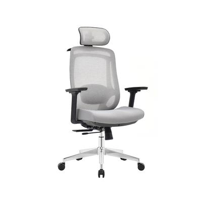 OfficeSense OS120 Ergonomischer Bürostuhl – Mesh Bürostuhl – NEN1335 – Neigbar – Lendenstütze – Erwachsene – Grau – Komfort Design