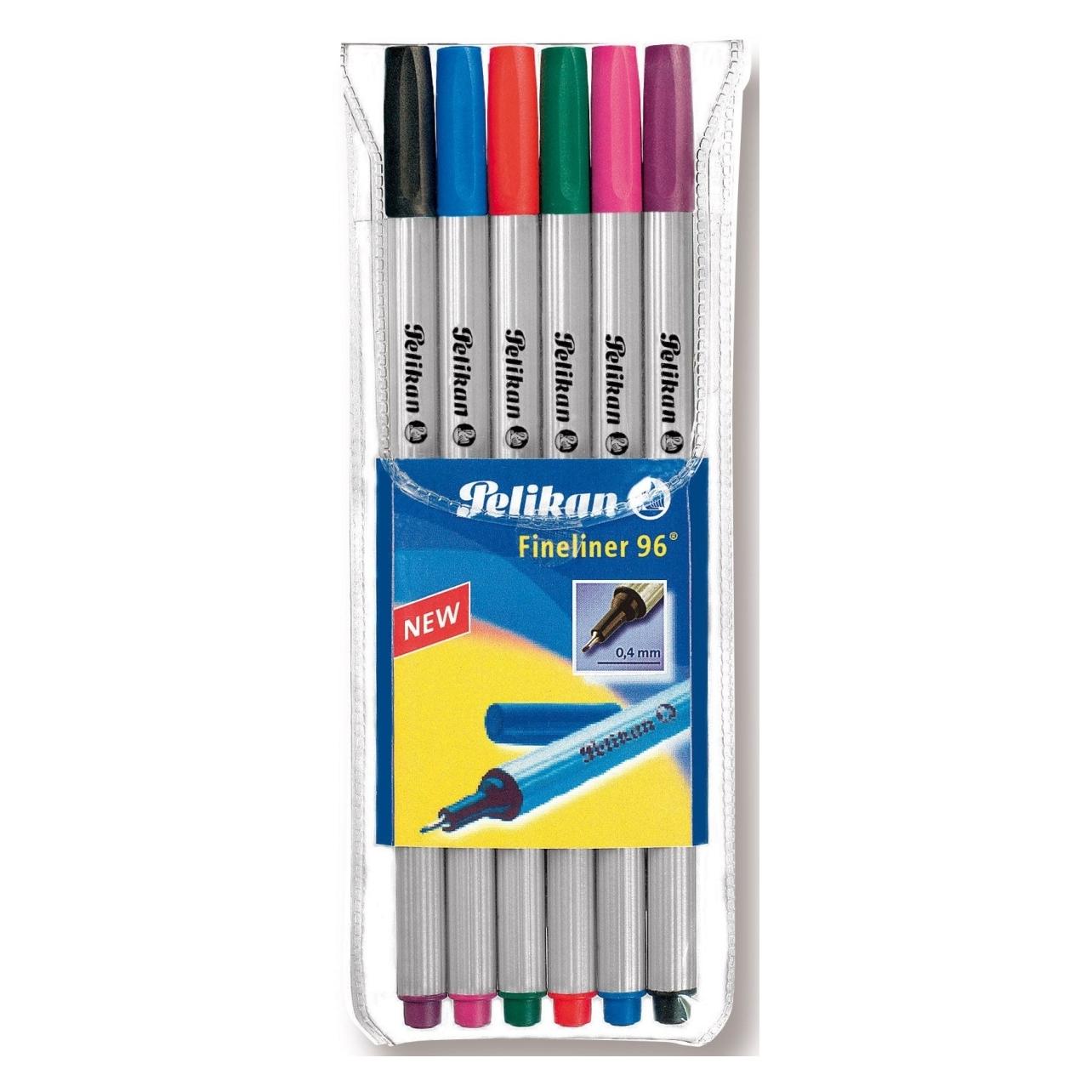 Pelikan Faserschreiber Fineliner 0.4mm 6er Etui (6x) (96/6)