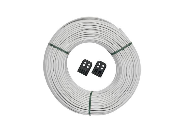 Wand-Wäscheleine BRABANTIA Set 65 m , weiss (weiß), Kunststoff, Wäscheständer, Wand-Wäscheleine