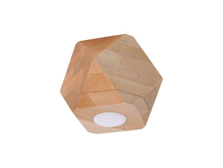 Design Deckenlampe „Woody“ 1-flammig Naturholz Sollux Lighting