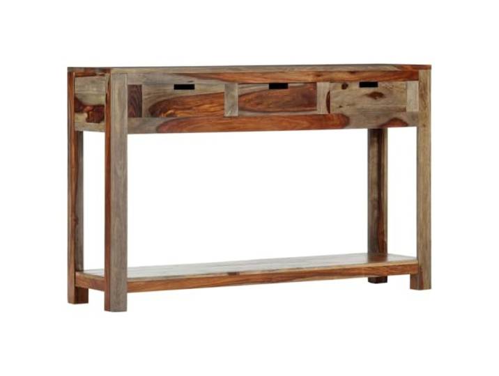 Heofavd Konsolentisch Massivholz Akazie 120x30x75 cm mit 3 Schubladen