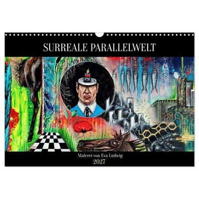 Surreale Parallelwelt (Wandkalender 2027 DIN A3 quer), CALVENDO Monatskalender