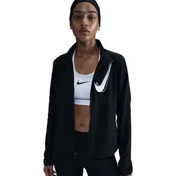 NIKE Swoosh Dri-FIT Laufjacke Damen 010 - black XL