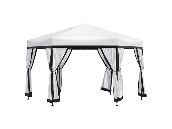 OUTLIV. Gartenpavillon 335x335cm Stahl/Stoff