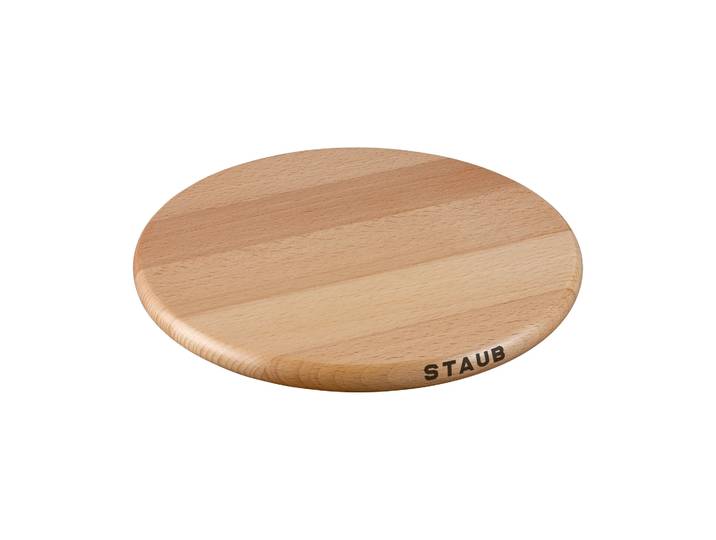 STAUB Sous-plat magnétique rond en hêtre Staub 23 cm