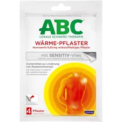 ABC Wärme-Pflaster sensitive-Vlies Hansaplast med 4 St