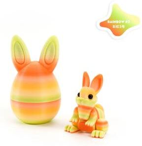 Uplift Essentials 3D Printed Rabbit Egg Ornament   High Tech Easter Desktop Decor style 15