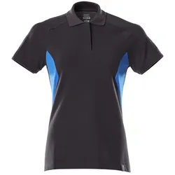 MASCOT Damen Polo-Shirt ACCELERATE Schwarzblau / Azurblau S - 18393-961-01091-S - Schwarzblau / Azurblau