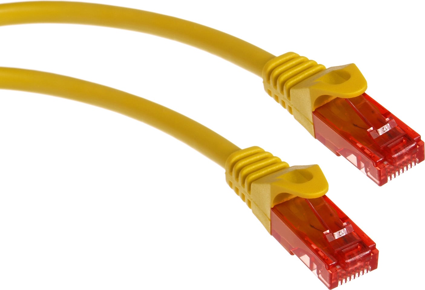 Maclean MCTV-302 CAT6 UTP Patchkabel, Geel, 2 meter, RJ45