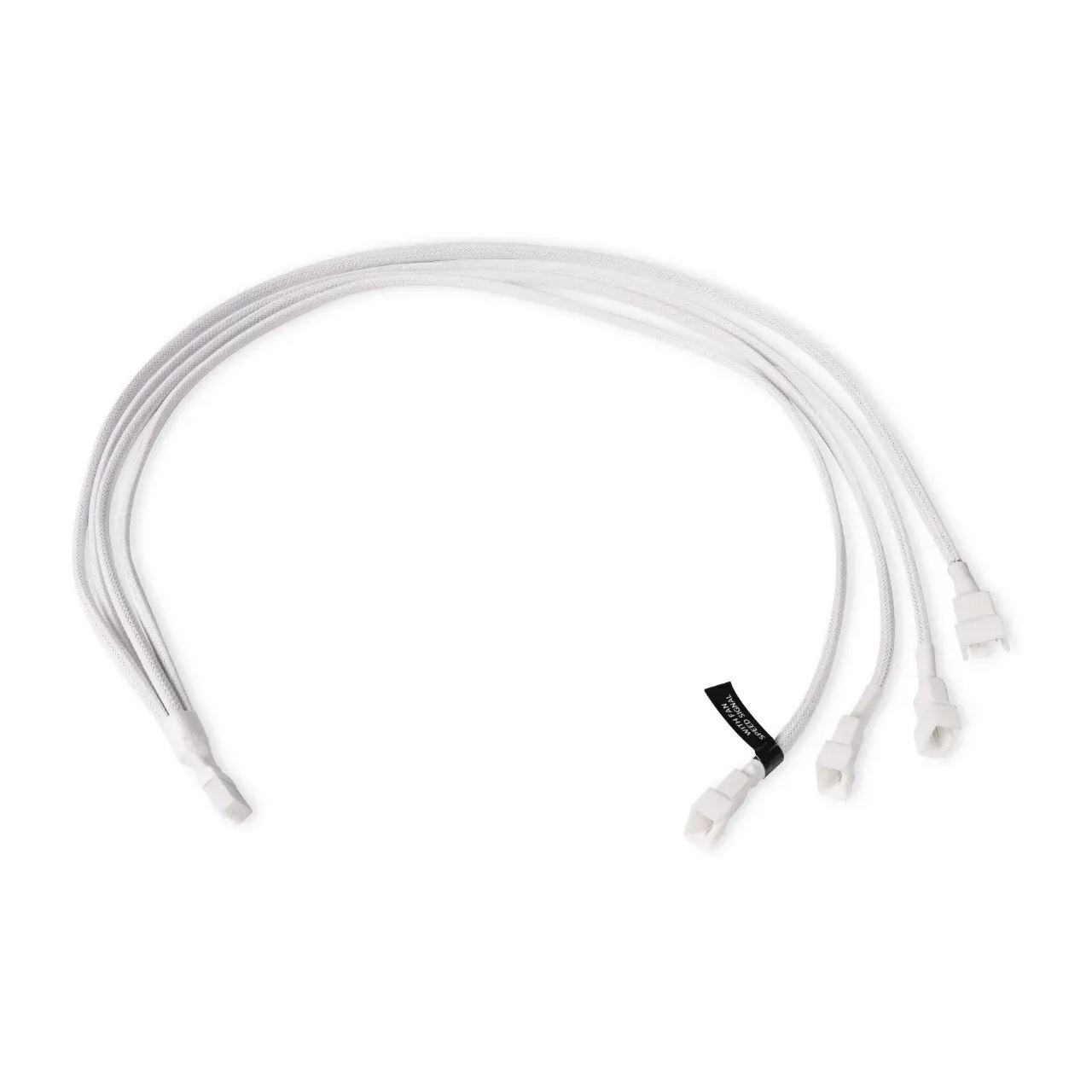 Alphacool Y-Splitter 4-Pin auf 4x 4-Pin PWM 60cm - weiß