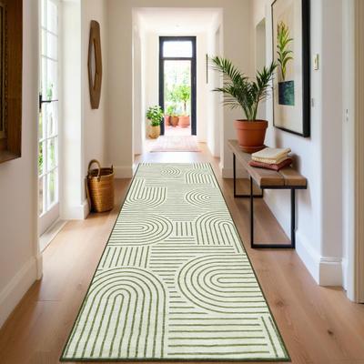Garvee Dynamic Arcs Geometric Modern Area Rug