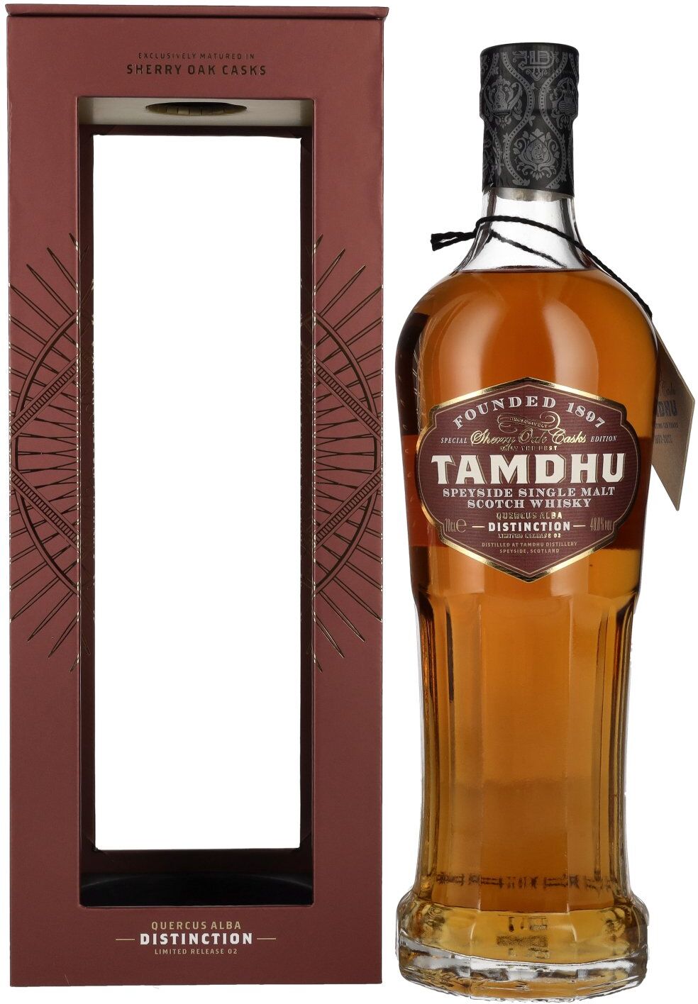 Tamdhu Whisky Tamdhu DISTINCTION II Speyside Single Malt Scotch Whisky 48% Vol. 0,7l in Geschenkbox
