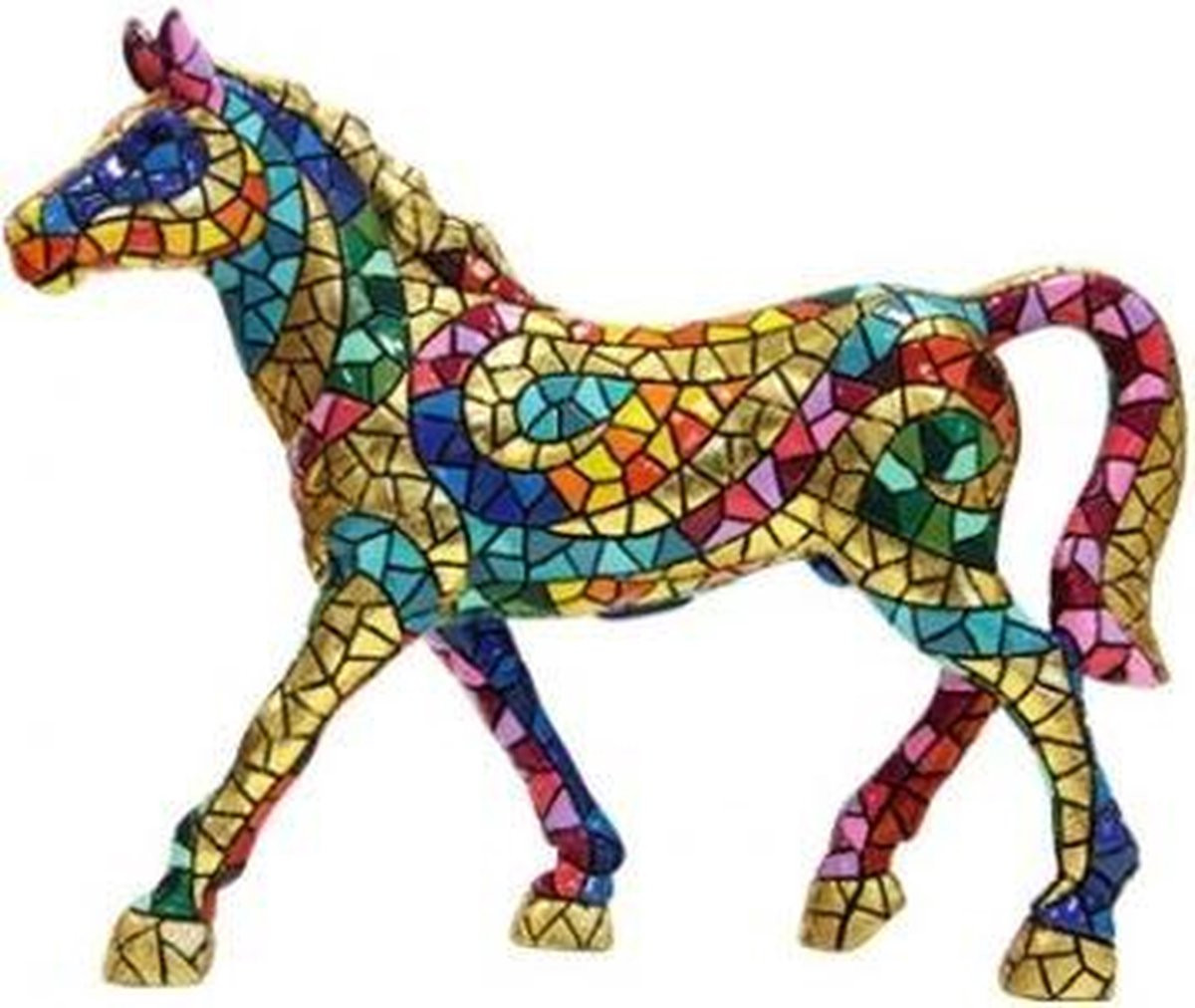 Barcino Design Carnival paard decoratie voor op tafel, 12 cm