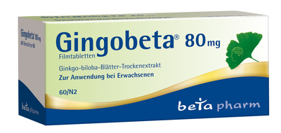 betapharm Arzneimittel GmbH GINGOBETA 80 mg Filmtabletten 60 St 12461634