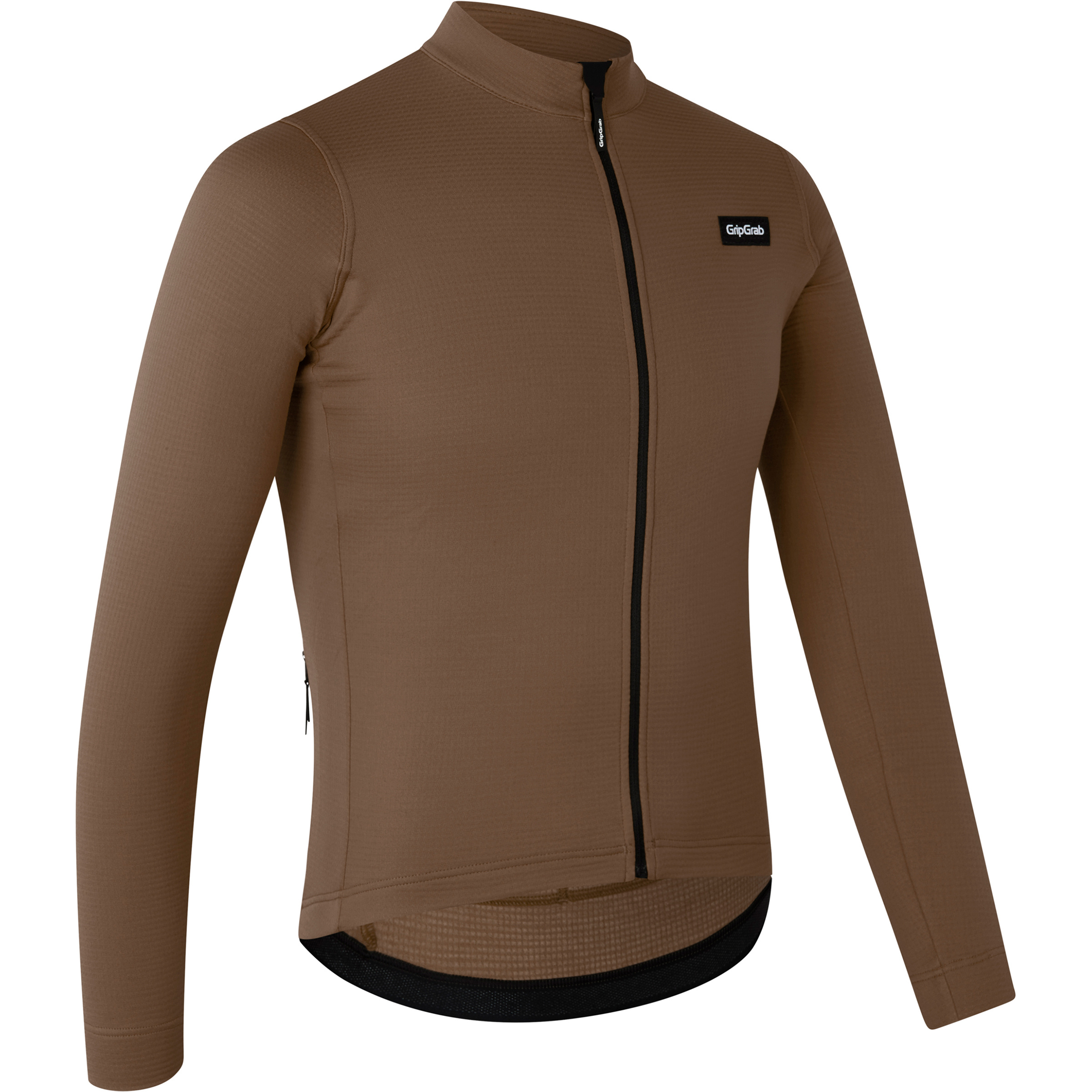 GripGrab EXPLR Merinotech Thermal Trikot Herren Radtrikots braun Größe L Rennrad | Gravel Windabweisend Merinowolle