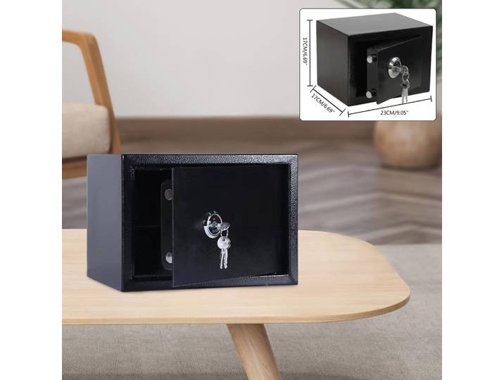 Coffre-fort mural caché pour la maison, coffre-fort résistant au feu pour espèces, bijoux, documents, avec serrure à clé, pour chambre à coucher, placard, bureau