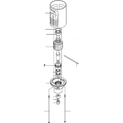 PROXXON 20165-07 Mutter für Bohr- und Fräswerk BFW40/e