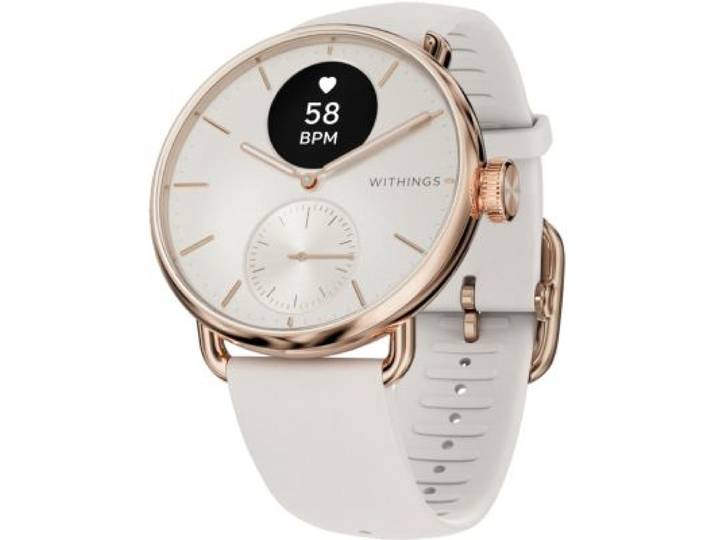 Withings - Montre Santé Connecté Scanwatch 2 Rose Gold Sand 38mm
