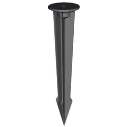 ESYLUX Bodenanker inkl. Adapter FL GROUND SPIKE BK
