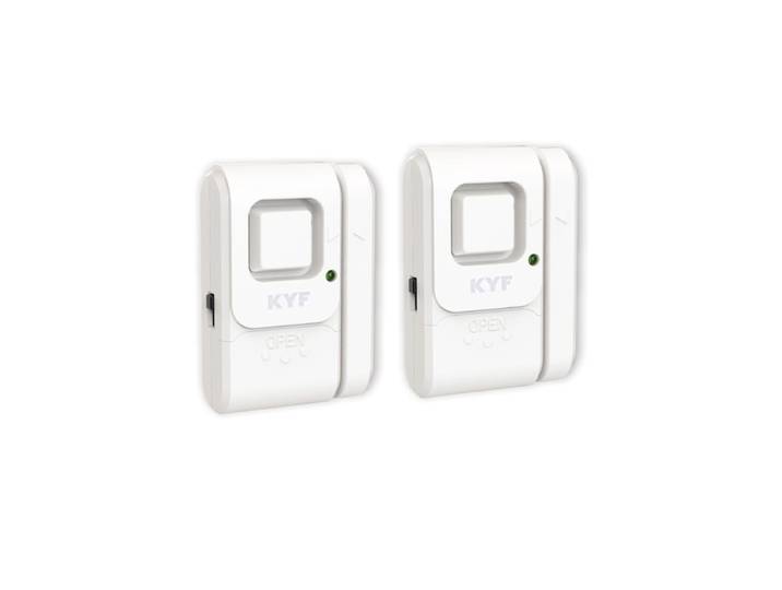 KYF Lot de 2 mini alarmes porte/fenêtre (avec fonction carillon)