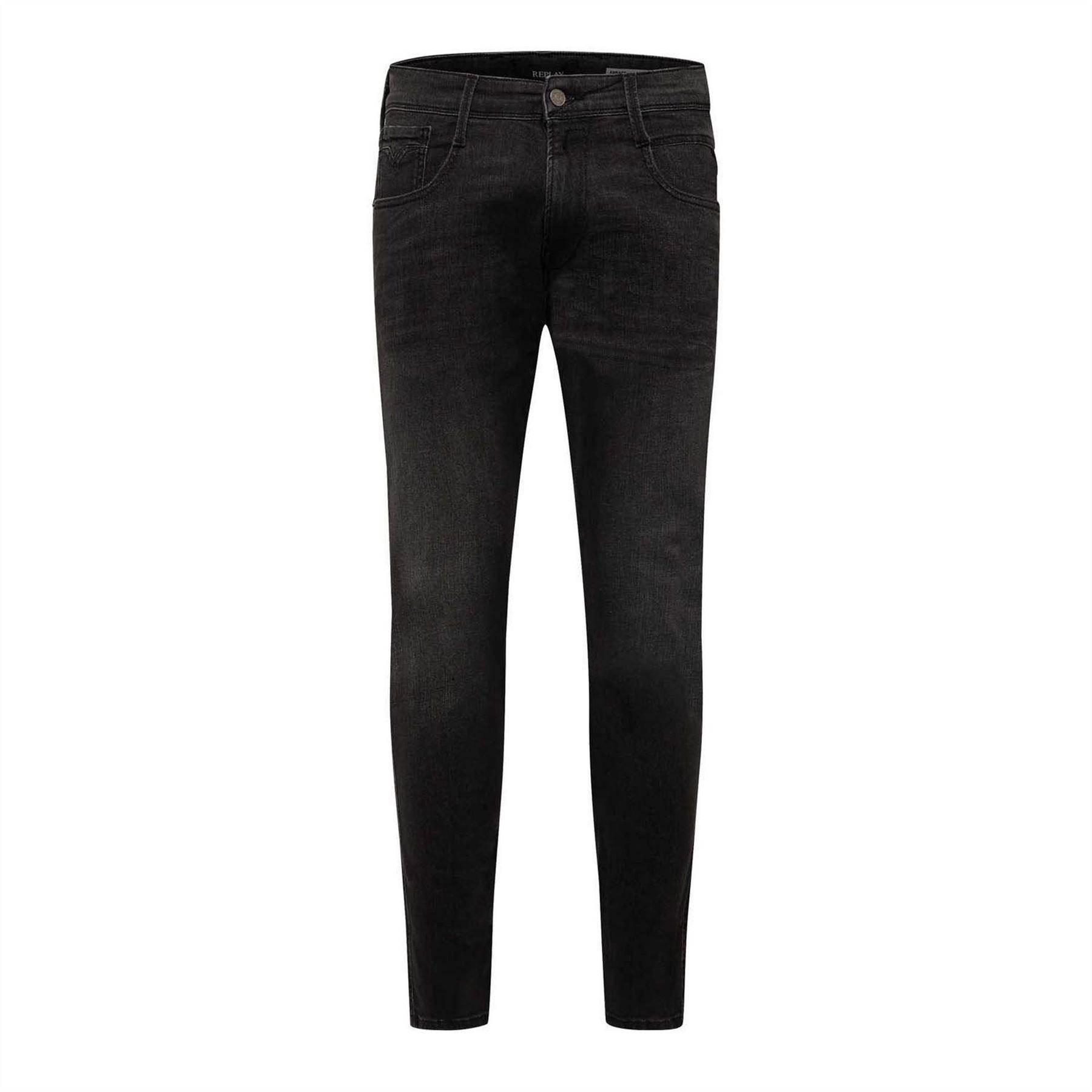 Replay Anbass Slim-fit herenjeans (Grijs)