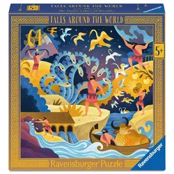 Ravensburger Puzzle - Kinderpuzzle 64 Teile - Die zwölf Werke des Herkules