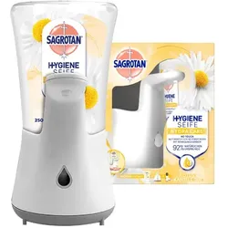 Sensorspender für Seife Sagrotan NoTouch Lotus & Kamille berührungsloser Seifenspender mit 250 ml Hygieneseife