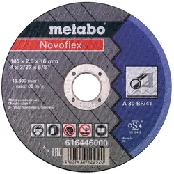 Metabo Novoflex Stahl Trennscheibe, gerade Ausführung - 616446000