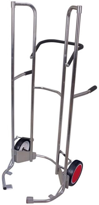 VARIOfit Chariot à pneus galvanisé haut, pneus pleins en caoutchouc (sk-710.311)