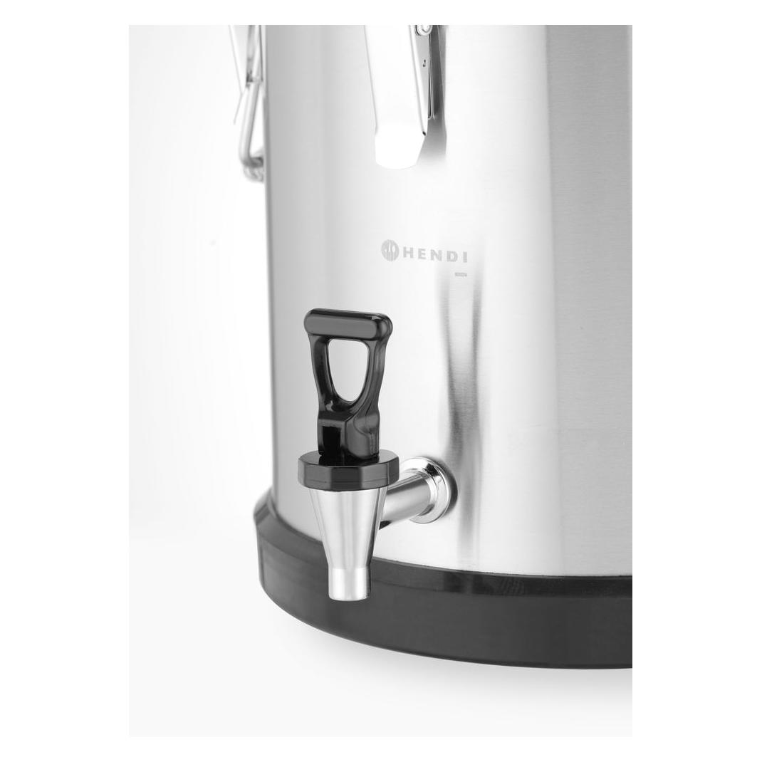 Hendi Isolierter tragbarer Behälter - mit Ablasshahn,, Profi Line, 20L, ⌀330x(H)360mm (41885446)