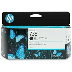 HP, Druckerpatrone, 738 130-ml Black DesignJet Ink Cartridge (BK)