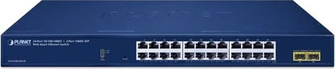 Planet Technology 24-Port Web Smart Switch GS-2210-24T2S