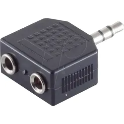 SHVP BS57080 - Klinkenstecker 3,5mm auf 2 Klinkenkupplung 3,5mm